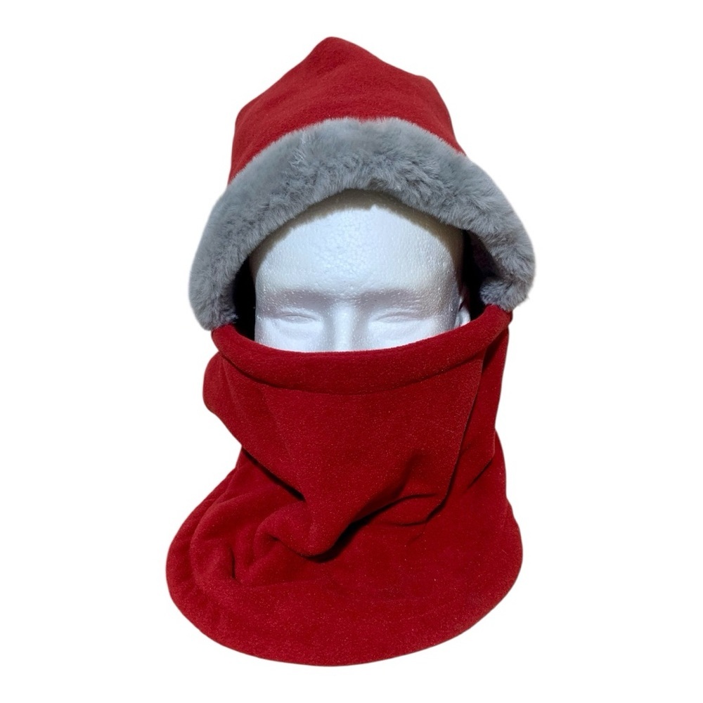 Adult Faux Fur Lined Head-Neck Winter Gaitor